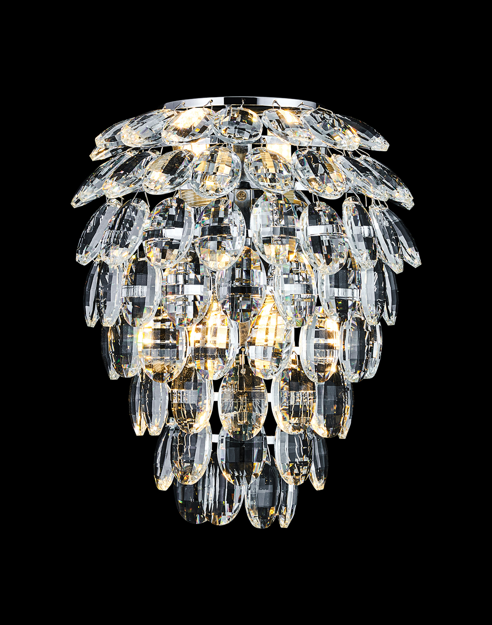 Coniston IP Bathroom Lights Diyas Crystal Wall Lights